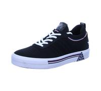 2 GO FASHION Damen Plateau Sneaker für Damen, schwarz, Größe 42 EU