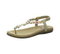 2 GO FASHION Damen Sandale für Damen, beige, Größe 40 EU