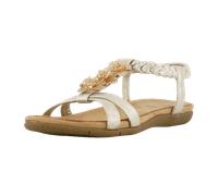 2Go Fashion Damen 8018-815-9 Flache Sandale Gold 38 EU