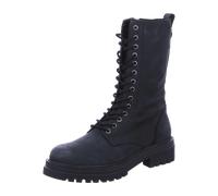 2 GO FASHION Damen Schnür-Boot für Damen, schwarz, Größe 37 EU