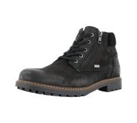 2 GO FASHION Damen Schnuer-Stiefelette für Herren, schwarz, Größe 46 EU