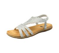 2 GO FASHION Sandalen für Damen, grau, Größe 41 EU