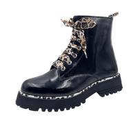 2Go Fashion Damen 8259-501 Mode-Stiefel, schwarz (Lack), 39 EU