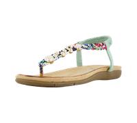 2Go Fashion Damen 8018-819 Flache Sandale, mintgrün, 37 EU