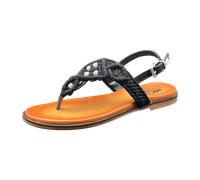 2GO FASHION - Zehenstegsandalette schwarz - Gr. - 36
