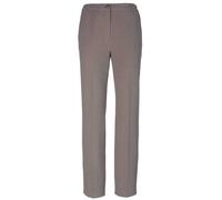 2-in-1-Hose GOLDNER "Angenehm weiche Flanell-Hose ANNA", Damen, Gr. 48, N-Gr, beige (taupe), Obermaterial: 63% Polyester PES. 32% Viskose CV. 5% Elasthan EL., Hosen (81460451-48) taupe