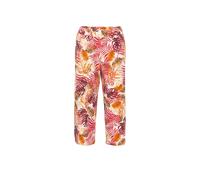 2-in-1-Hose GOLDNER "Attraktive Druckhose Louisa mit weichem Fall", Damen, Gr. 38, N-Gr, orange (hagebutte, mandarine, gemustert), Obermaterial: 96% Viskose CV. 4% Elasthan EL., normal, Hosen, Rundumd
