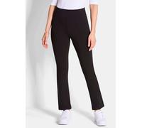 Leggings im Doppelpack mit ausgestelltem Bein schwarz 54 lang