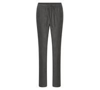 2-in-1-Hose GOLDNER "Freizeithose SARA in Veloursleder-Optik", Damen, Gr. 44, N-Gr, grau, Obermaterial: 90% Polyester PES. 10% Elasthan EL., Hosen (60520968-44) grau