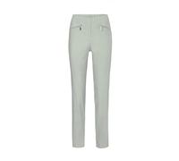 2-in-1-Hose GOLDNER "Kurzgröße Schlupfhose LOUISA mit Steppnähten", Damen, Gr. 21, K-Gr, grün (baummoos), Obermaterial: 67% Baumwolle CO. 28% Polyamid PA. 5% Elasthan EL., Hosen, Ohne (12099443-21) ba