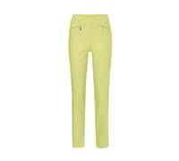 2-in-1-Hose GOLDNER "Kurzgröße Schlupfhose LOUISA mit Steppnähten", Damen, Gr. 24, K-Gr, grün (erbsengrün), Obermaterial: 67% Baumwolle CO. 28% Polyamid PA. 5% Elasthan EL., Hosen, Ohne (10986834-24)