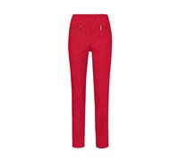 2-in-1-Hose GOLDNER "Kurzgröße Schlupfhose LOUISA mit Steppnähten", Damen, Gr. 25, K-Gr, rot, Obermaterial: 67% Baumwolle CO. 28% Polyamid PA. 5% Elasthan EL., Hosen (60454212-25) rot