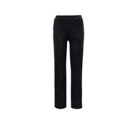 2-in-1-Hose GOLDNER "Kurzgröße Stretchbequeme Hose mit Glitzer", Damen, Gr. 20, K-Gr, schwarz (schwarz, kupferfarben, gold, gemustert), Obermaterial: 72% Viskose CV. 20% Polyester PES. 8% Elasthan EL.