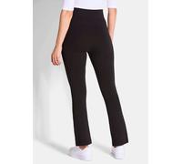 Leggings im Doppelpack mit ausgestelltem Bein schwarz 42 lang