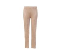 2-in-1-Hose GOLDNER "Moderne Leggings in trendigem Velourslederimitat", Damen, Gr. 54, N-Gr, beige (bisquit), Obermaterial: 92% Polyester PES. 8% Elasthan EL., Hosen (11645105-54) bisquit