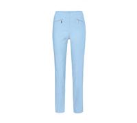 2-in-1-Hose GOLDNER "Schlupfhose LOUISA mit Steppnähten", Damen, Gr. 46, N-Gr, blau (hellblau), Obermaterial: 67% Baumwolle CO. 28% Polyamid PA. 5% Elasthan EL., Hosen, Ohne (83884208-46) hellblau