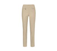 2-in-1-Hose GOLDNER "Schlupfhose LOUISA mit Steppnähten", Damen, Gr. 48, N-Gr, beige (sand), Obermaterial: 67% Baumwolle CO. 28% Polyamid PA. 5% Elasthan EL., Hosen, Ohne (74285834-48) sand