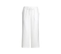 2-in-1-Hose GOLDNER "Sommerhose mit Rundumschlupfbund", Damen, Gr. 42, N-Gr, weiß, Obermaterial: 100% Leinen LI., normal, Hosen, Ohne (82655847-42) weiß