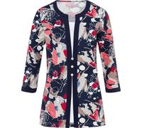 2-in-1-Shirt marine-koralle-bedruckt 44 Baumwolle