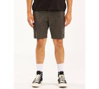 2-in-1-Shorts BILLABONG "Crossfire Mid", Herren, Gr. 30S, grau (asphalt), 64% Polyester, 22% Baumwolle, 8% Elasthan, 6% Polyamid, Hosen (87269022-30) asphalt