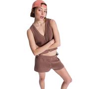 2-in-1-Shorts ROXY "Beach Bungalow", Damen, Gr. XS, braunie, Obermaterial: 100% Walkfrottier;, Hosen (32593863-XS) braunie