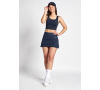 2-in-1 Sport Crop Top mit Bustier, navy blau XL