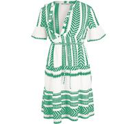 2-in-1 Umstands- und Stillblusenkleid aus fließender Viskose 52