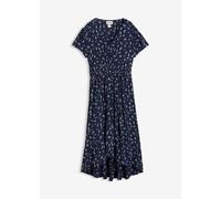 2-in-1 Umstands- und Stillkleid aus Viskose- Crepe 46