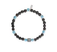 2 Jewels Armband Herren 232032 Ethno Lavastein, Türkis
