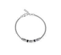 2 Jewels Armband Venezianer 232077 Edelstahl, Schwarz