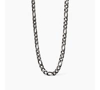 2 Jewels Halskette Herren Figaro 251989 Edelstahl, PVD Beschichtung Schwarz
