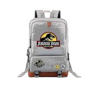 (2)Jurassic World Park Backpack - Multi-functional Rucksack For Travel, School & Laptop - Durable Shoulder Bag With Characters Design