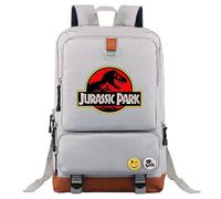 (2) Modischer Abenteuer-Dinosaurier-Jurassic Park World-Schulrucksack für Jungen und Mädchen - idealer