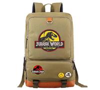 (2) Modischer Dinosaurier-Rucksack für Damen, Jurassic Park World Adventure - ideale Schultasche für