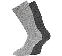 2 Paar Alpaka Socken Damen Herren Socken Alpakawolle warme Wollsocken Wintersocken Kuschelsocken warm flauschige socken Dicke Socken Thermosocken 35-38, 39-42, 43-46 und 47-50