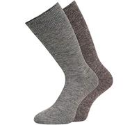 2 Paar Alpaka Thermosocken Damen und Herren Socken Alpakawolle warme Wollsocken Wintersocken Kuschelsocken warm flauschige Socken Dicke Socken 35-38, 39-42, 43-46 und 47-50