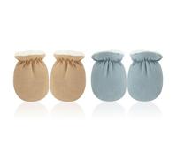 2 Paar Babyhandschuhe, Weiche Babyhandschuhe, Warme Babyhandschuhe, Baby-Fleecehandschuhe, Babyfäustlinge