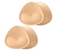 2 Paar BH Einlagen Push Up, Wasserfeste Bikini Einlagen für Schwimmen, Super Push Up Pads A Körbchen, Snowy Inserts für Badeanzug und Sport-BH