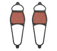 2 Paar Eisstollen Schneeschuh Schuhspikes Schuhkrallen Klampen Schnee Spikes Steigeisen Eiskrallen Anti Rutsch zum Joggen