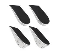 2 Paar Höhenvergrößernde Einlagen, Elastische Erhöhungseinlagen, Erhöhende Fersenpolster, Unsichtbare Innere Erhöhungseinlagen, 2Cm, 3Cm Erhöhende Einlagen, Sportschuheinlagen