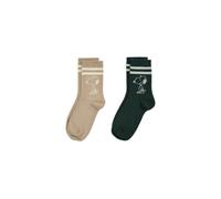2 Paar Jacquard Socken (3er-Pack) aus Baumwollmischung mit Snoopy-Motiv - Gr. - 38