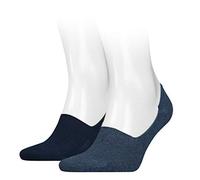 2 Paar Levis 168SF Low Rise Sneaker Socken Unisex 993050001, Farbe:460 denim blue, Socken & Strümpfe:35-38