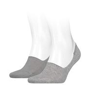 2 Paar Levis 168SF Low Rise Sneaker Socken Unisex 993050001, Farbe:758 - middle grey mélange, Socken & Strümpfe:43-46