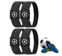 2 Paar Schnürsenkel Fixierband, für Fußballschuhe, High Heels, Basketballschuhe, Turnschuhe Schnürsenkel Fixierband Kinder Erwachsene Elastische Verstellbare Schuhbander Fussball Schuhbänder Schwarz