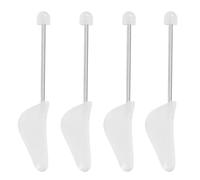2 Paar Schuhspanner Herren, Schuhdehner aus Kunststoff, Shoe Tree Shoe Stretcher, Verstellbare Schuhspanner aus Kunststoff mit Metallfeder, Schuhstrecker Herren für UK 6-11 / EU 39-45 (weiß)