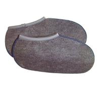 2 Paar Stiefelsocken sogenannte Rosshaarsocken Grau Made in Germany, Farbe:Grau;Größe:39-40