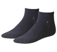 Tommy Hilfiger Herren Socken TH MEN QUARTER 2P, Gr. 39/42, Blau (dark navy)