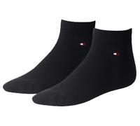 Tommy Hilfiger Quarter Männlich Crew-Socken Schwarz 2 Paar(e)