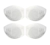 2 Paar Transparente Brustpolster, Bh-Einsätze, Verdickte Halbrunde Brustpolster, Wiederverwendbare Brustpolster, Push-Up-Anti-Rutsch-Brustpolster