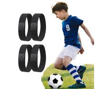 2 Paare Schnürsenkel Fixierband Fussball,Kinder Fussballschuhe Gummi Laces